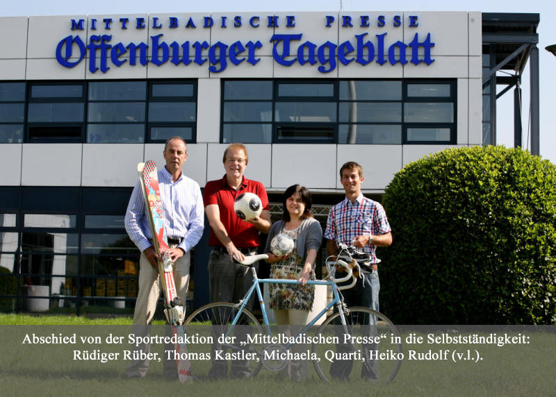 Thomas Kastler - Abschied von der Sportredaktion der "Mittelbadischen Presse"